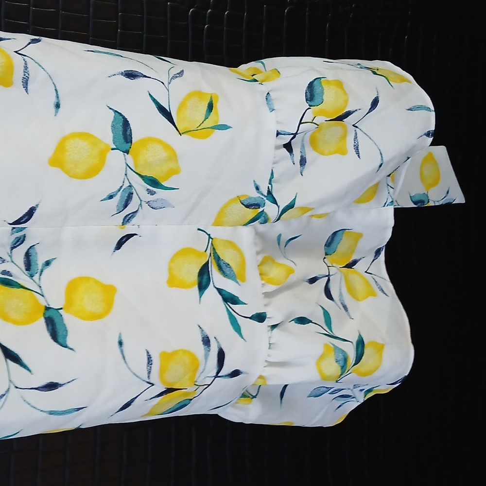 Banana Republic White Dress with Lemon Print - Picture 5 of 5